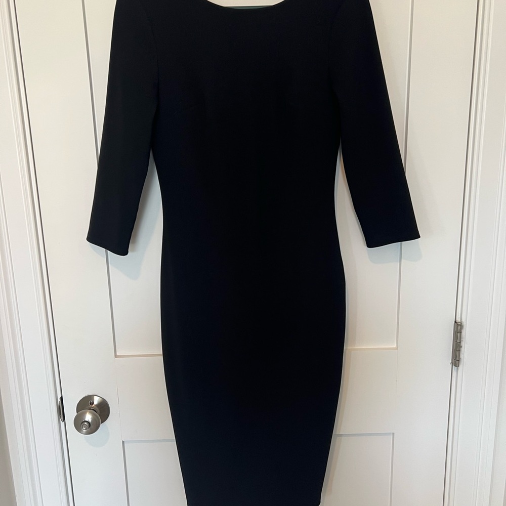 Express Classic Black 3/4 Sleeve Dress